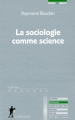 Couverture La sociologie comme science Editions La Découverte (Repères) 2010