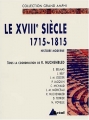 Couverture Le XVIIIe siècle : 1715-1815 Editions Bréal 1994
