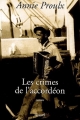 Couverture Les crimes de l'accordéon Editions Grasset 2004