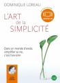 Couverture L'art de la simplicité, abrégé Editions Audiolib 2008