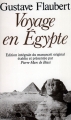 Couverture Voyage en Egypte Editions Grasset 1991