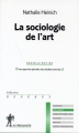 Couverture La sociologie de l'art Editions La Découverte 2004