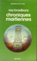 Couverture Chroniques martiennes Editions Denoël (Présence du futur) 1973
