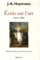 Couverture Ecrits sur l'art 1867-1905 Editions Bartillat 2006