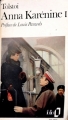 Couverture Anna Karénine, tome 1 Editions Folio  1980