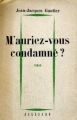 Couverture M'auriez-vous condamné ? Editions Julliard 1952