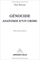Couverture Génocide : Anatomie d'un crime Editions Armand Colin 2016
