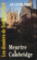 Couverture Meurtre à Cambridge Editions Gérard de Villiers (Les dossiers de Scotland yard) 1987