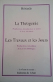 Couverture La Théogonie / Les Travaux et les Jours Editions de l'Aire 2005