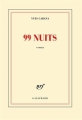 Couverture 99 nuits Editions Gallimard  (Blanche) 2015