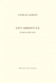 Couverture Cet absent-là Editions Léo Scheer 2004