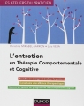 Couverture L'entretien en thérapie comportementale et cognitive Editions Dunod 2014