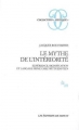 Couverture Le mythe de l'intériorité : Expérience, signification et langage privé chez Wittgenstein Editions de Minuit (Critique) 1987