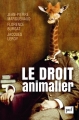 Couverture Le droit animalier Editions Presses universitaires de France (PUF) 2016