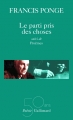 Couverture Le parti pris des choses suivi de Proêmes Editions Gallimard  (Poésie) 2016