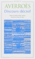 Couverture Discours décisif Editions Flammarion (GF) 1996