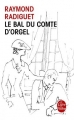Couverture Le bal du comte d'Orgel Editions Le Livre de Poche 1969