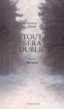 Couverture Tout sera oublié Editions Actes Sud (BD) 2013