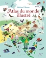 Couverture Atlas du monde illustré Editions Usborne 2017