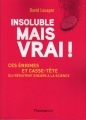 Couverture Insoluble mais vrai ! Editions Flammarion 2017