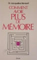Couverture Comment avoir plus de mémoire Editions Solar 1977