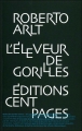 Couverture L'éleveur de gorilles Editions Cent pages 1999