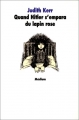 Couverture Quand Hitler s'empara du lapin rose Editions L'École des loisirs (Médium) 1985
