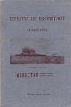 Couverture Izvestia de Kronstadt : Mars 1921 Editions Anda Jaleo 1987
