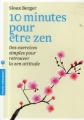 Couverture 10 minutes pour être zen Editions Marabout 2006