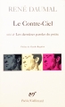 Couverture Le Contre-Ciel suivi de Les dernières paroles du poète Editions Gallimard  (Poésie) 1990