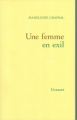 Couverture Une femme en exil Editions Grasset 1978