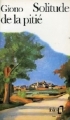 Couverture Solitude de la pitié Editions Folio  1979