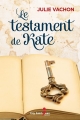 Couverture Le testament de Kate Editions Guy Saint-Jean 2017
