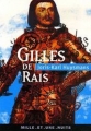Couverture Gilles de Rais Editions Mille et une nuits 2007