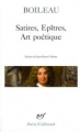 Couverture Satires, Épîtres, Art poétique Editions Gallimard  (Poésie) 1985