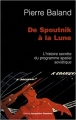 Couverture De Spoutnik à la Lune, L'histoire secrète du programme spatial Soviétique Editions Actes Sud 2007