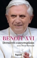 Couverture Benoît XIV : Dernières conversations avec Peter Seewald Editions Fayard 2016