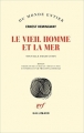 Couverture Le Vieil Homme et la mer Editions Gallimard  (Du monde entier) 2017