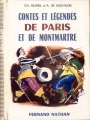 Couverture Contes et légendes de Paris et de Montmartre Editions Fernand Nathan 1947