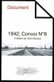 Couverture 1942, convoi n°8 Editions du Retour 2009