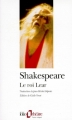 Couverture Le Roi Lear Editions Folio  (Théâtre) 2008