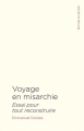 Couverture Voyage en misarchie Editions Autoédité 2017