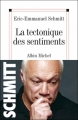 Couverture La tectonique des sentiments Editions Albin Michel 2007