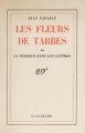 Couverture Les fleurs de Tarbes ou la terreur dans les lettres Editions Folio  (Essais) 1990