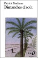 Couverture Dimanches d'août Editions Folio  1986