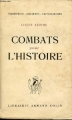 Couverture Combats pour l'histoire Editions Armand Colin 1992