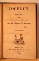 Couverture Jocelyn Editions Association des bibliothécaires de France 1939