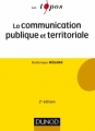 Couverture La communication publique et territoriale Editions Dunod 2017