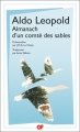 Couverture Almanach d'un comté des sables Editions Flammarion (GF) 2017