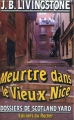 Couverture Meurtre dans le vieux Nice Editions du Rocher 1990